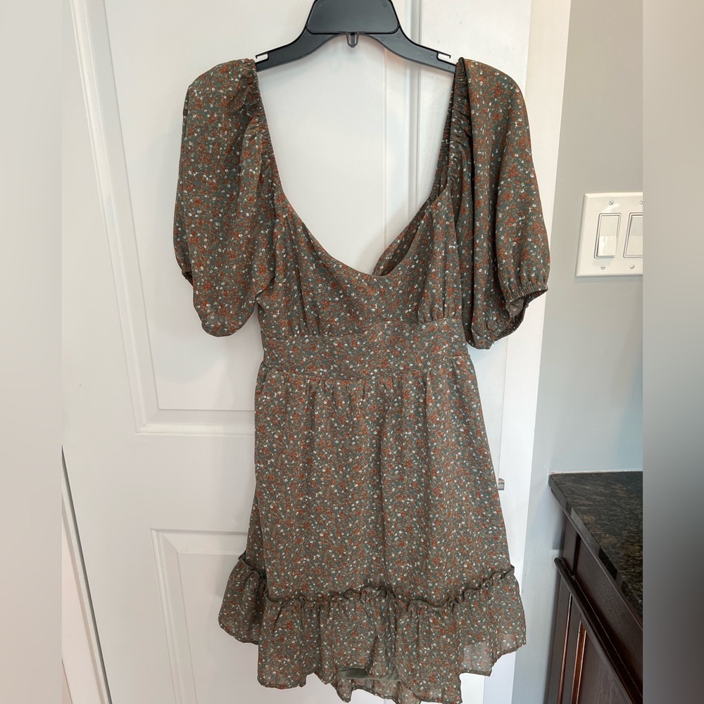 Altar'd State Floral Mini Dress Size L